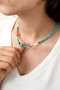 Heliophilia Silver Collar Multicolor de Cuerpo Metálico con Acabado Lacado